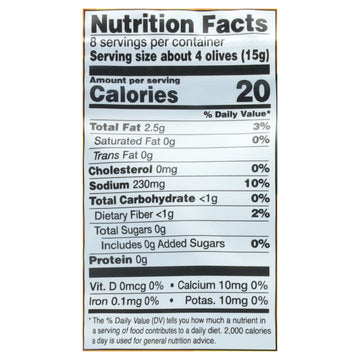 Freestyle Snacking - Olives Green Lemon Garlic - Case Of 6 - 4 Ounces - Maras Green