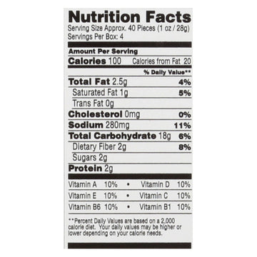 From The Ground Up - Cauliflower Crackers - Original - Case Of 6 - 4 Oz. - Maras Green