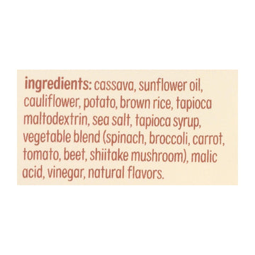 From The Ground Up Salt & Vinegar Cauliflower Chips - Case Of 12 - 3.5 Oz - Maras Green