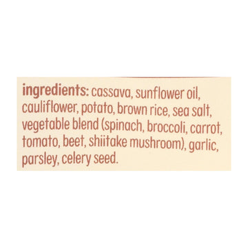 From The Ground Up Sea Salt Cauliflower Chips - Case Of 12 - 3.5 Oz - Maras Green