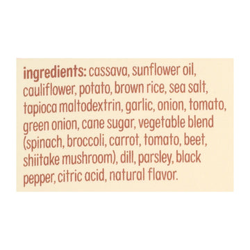 From The Ground Up Sour Cream & Onion Cauliflower Chips - Case Of 12 - 3.5 Oz - Maras Green