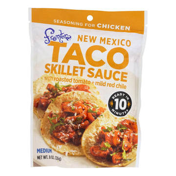 Frontera Foods New Mexico Taco Skillet Sauce - New Mexico - Case Of 6 - 8 Oz. - Maras Green