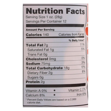 Frontera Foods Thick & Crunchy Tortilla Chip - Case Of 12 - 12 Oz - Maras Green