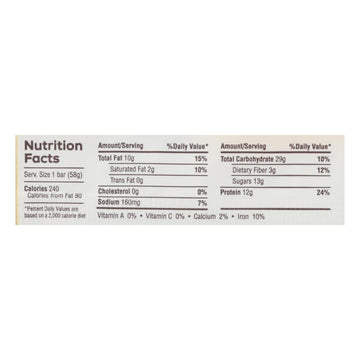 Gfb Nutrition Bars - Case Of 12 - 2.05 Oz - Maras Green
