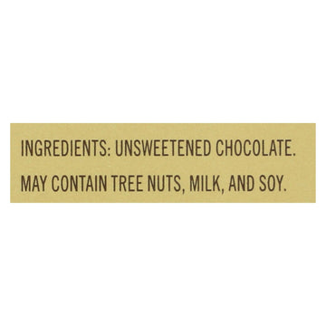 Ghirardelli Premium Baking Bar - 100% Cacao Unsweetened Chocolate - Case Of 12 - 4 Oz - Maras Green