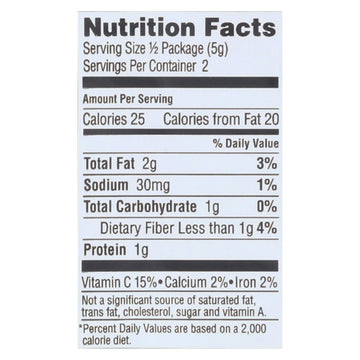 Gimme Organic Roasted Teriyaki - Case Of 12 - 0.35 Oz. - Maras Green