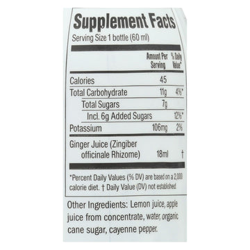 Ginger People - Ginger Shot Rescue Lemon Cynn - Case Of 12 - 2 Fz - Maras Green