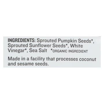Go Raw - Snack Seed Sslt&vngr Sprt - Case Of 10 - 4 Oz - Maras Green