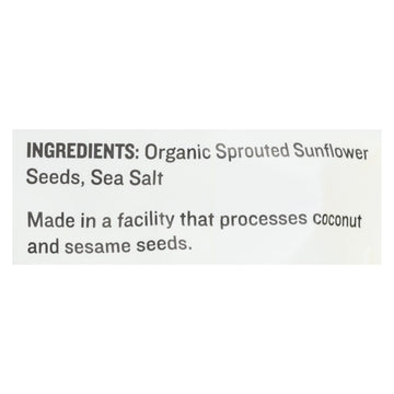 Go Raw Sprouted Seeds, Sunflower With Celtic Sea Salt - Case Of 6 - 14 Oz - Maras Green
