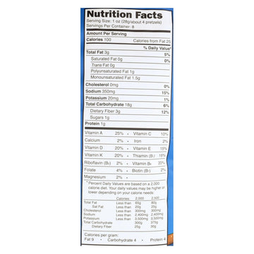 Good Health Pretzels - Sea Salt - Case Of 12 - 8 Oz - Maras Green