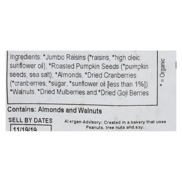 Grandy Oats Trail Mix - Antioxidant - 10 Lb. - Maras Green