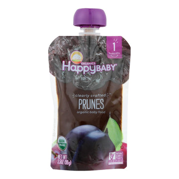 Happy Baby Happy Baby Clearly Crafted - Apples - Kale And Avocados - Case Of 16 - 3.5 Oz. - Maras Green