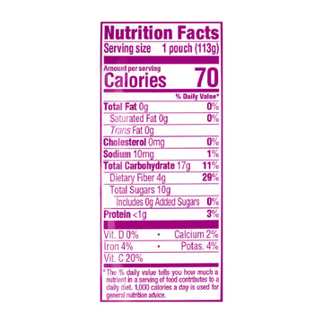 Happy Tot - Sprouted Beluga Organic Pear Beet Black - Case Of 16 - 4 Ounces - Maras Green