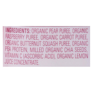 Happy Tot Toddler Food - Organic - Fiber And Protein - Stage 4 - Pear Raspberry Butternut Squash And Carrot - 4 Oz - Case Of 16 - Maras Green