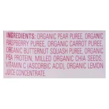 Happy Tot Toddler Food - Organic - Fiber And Protein - Stage 4 - Pear Raspberry Butternut Squash And Carrot - 4 Oz - Case Of 16 - Maras Green