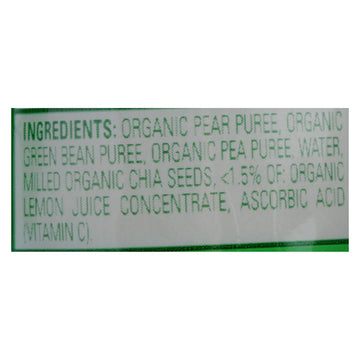 Happy Tot Toddler Food - Organic - Stage 4 - Green Beans Pear And Pea - 4.22 Oz - Case Of 16 - Maras Green