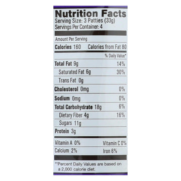 Heavenly Organics Candy Chocolate Honey Patties Double Dark Chocolate - Case Of 6 - 4.66 Oz - Maras Green