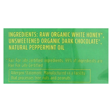 Heavenly Organics Organic Honey Patties - Mint Chocolate - Case Of 6 - 4.66 Oz. - Maras Green