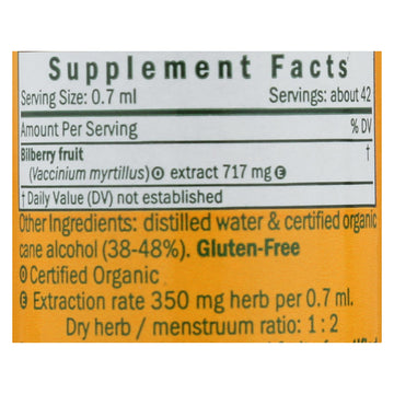 Herb Pharm - Bilberry - 1 Each - 1 Fz - Maras Green