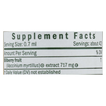 Herb Pharm - Bilberry - 1 Each - 1 Fz - Maras Green