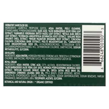 Herbatint Permanent Herbal Haircolour Gel 1n Black - 135 Ml - Maras Green