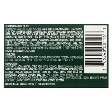 Herbatint Permanent Herbal Haircolour Gel 7d Golden Blonde - 135 Ml - Maras Green