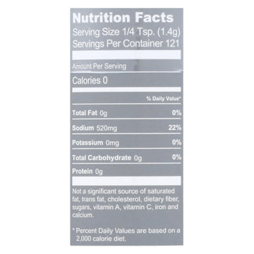 Himalania Fine Grain Himalayan Pink Salt Shaker - Case Of 6 - 6 Oz. - Maras Green