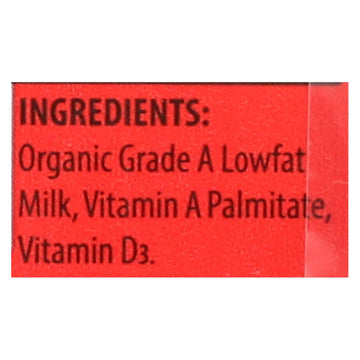 Horizon Organic Dairy Organic Low Fat 1 % Milk - Aseptic - Case Of 3 - 6/8 Fl Oz - Maras Green