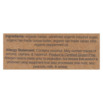 Hu - Dark Chocolate Bar Crunchy Mint - Case Of 12 - 2.1 Oz - Maras Green