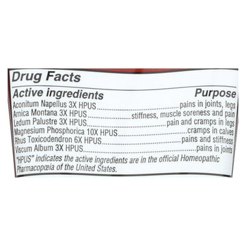 Hylands Homeopathic Leg Cramps - Ointment - 2.5 Oz - Maras Green