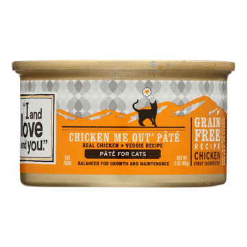 I And Love And You Chicken Me Out - Wet Food - Case Of 24 - 3 Oz. - Maras Green