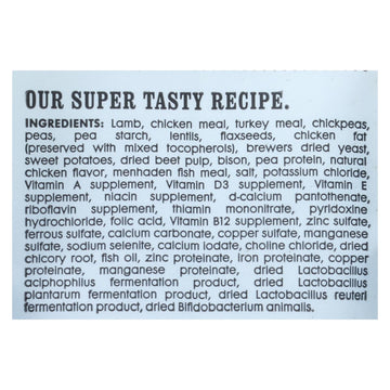 I And Love And You - Dog Kibble Lamb And Bison - Case Of 4 - 4 Lb - Maras Green