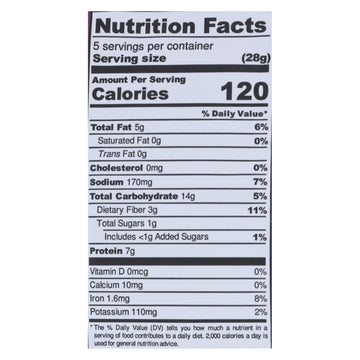 I Won! Nutrition Co - Chips Carmelized Onion Protein - Case Of 12 - 5 Oz - Maras Green