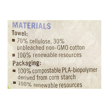 If You Care Paper Towels - Reusable - Nat - Case Of 8 - 12 Count - Maras Green