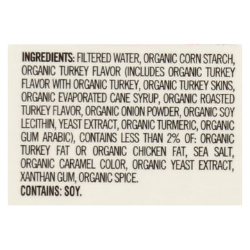 Imagine Foods Organic Roasted Turkey Gravy - Case Of 12 - 13.5 Fz - Maras Green