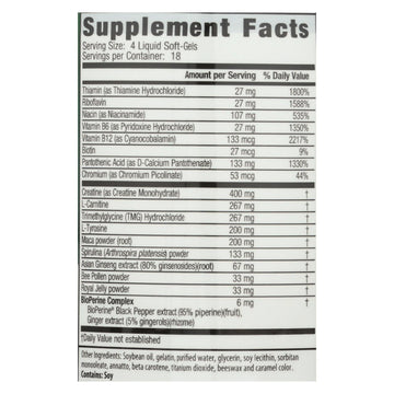 Irwin Naturals - Triple - boost Caff Energy - 1 Each - 75 Sgel - Maras Green