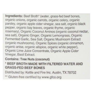 Kettle And Fire - Bone Broth Beef Pho - Case Of 6 - 16.9 Fz - Maras Green