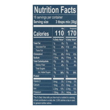 King Arthur Brownie Mix - Case of 6 - 17 oz. - Maras Green