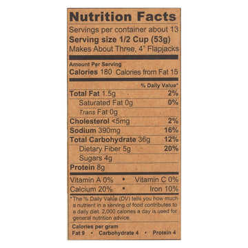 Kodiak Cakes Flapjack And Waffle Mix - Buttermilk And Honey - Case Of 6 - 24 Oz. - Maras Green