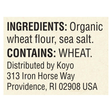 Koyo Organic Udon Noodles - Case Of 12 - 8 Oz - Maras Green