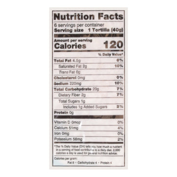 La Tortilla Factory - Tortilla Premtrad Cassava - Case Of 12 - 8.46 Oz - Maras Green