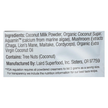 Laird Superfood - Crmr Original Sprfd Mshrms - Case Of 6 - 8 Oz - Maras Green