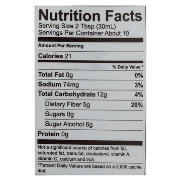 Lakanto Monk Fruit Sweetened Maple Flavored Syrup - Case Of 8 - 13 Fz - Maras Green