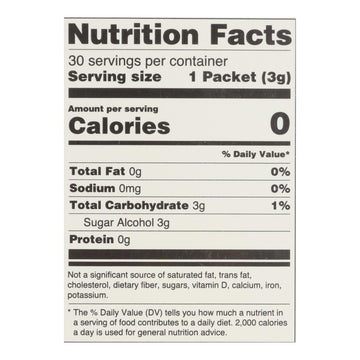 Lakanto - Monkfruit Sweetener Sticks - 30 Count - Case Of 8 - 3.17 Oz. - Maras Green