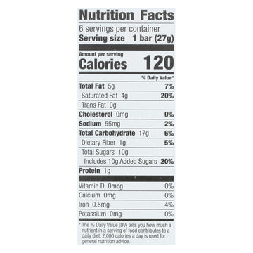 Larabar - Bar Kids Chocolate Chip Cookie - Case Of 8 - 6/.96 Oz - Maras Green