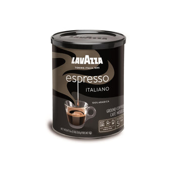 Lavazza Ground Coffee - Espresso Canned - Case Of 12 - 8 Oz - Maras Green