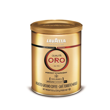 Lavazza Ground Coffee - Qualita Oro Canned - Case Of 12 - 8.8 Oz - Maras Green