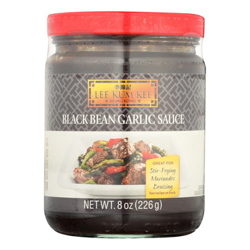 Lee Kum Kee Sauce - Black Bean Garlic - Case Of 6 - 8 Oz. - Maras Green