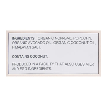 Lesser Evil - Popcorn Avocado - licious - Case Of 12 - 4.6 Oz - Maras Green