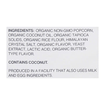 Lesser Evil - Popcorn No Chs Chsiness - Case Of 12 - 4.6 Oz - Maras Green